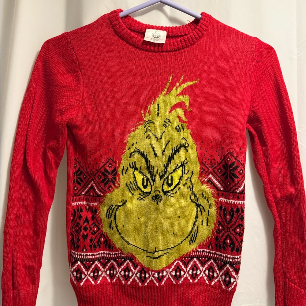 Red Grinch Sweater